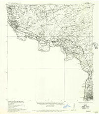 Islitas Texas Historical topographic map, 1:62500 scale, 15 X 15 Minute, Year 1956