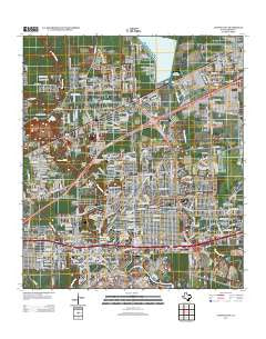 Jacinto City Texas Historical topographic map, 1:24000 scale, 7.5 X 7.5 Minute, Year 2013