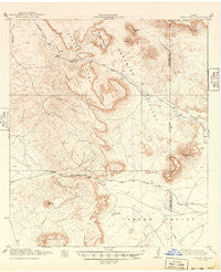 Jordan Gap Texas Historical topographic map, 1:62500 scale, 15 X 15 Minute, Year 1930