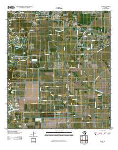 Juliff Texas Historical topographic map, 1:24000 scale, 7.5 X 7.5 Minute, Year 2010