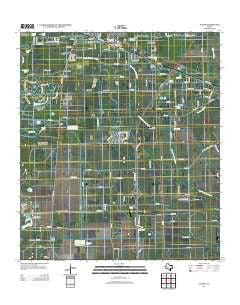 Juliff Texas Historical topographic map, 1:24000 scale, 7.5 X 7.5 Minute, Year 2013