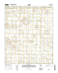 Jumbo Texas Current topographic map, 1:24000 scale, 7.5 X 7.5 Minute, Year 2016