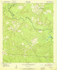 Kennard NE Texas Historical topographic map, 1:24000 scale, 7.5 X 7.5 Minute, Year 1951