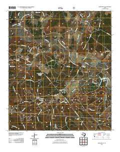 Kennard NE Texas Historical topographic map, 1:24000 scale, 7.5 X 7.5 Minute, Year 2010