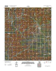 Kickapoo Caverns Texas Historical topographic map, 1:24000 scale, 7.5 X 7.5 Minute, Year 2013