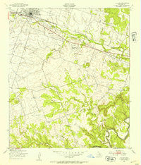 Killeen Texas Historical topographic map, 1:24000 scale, 7.5 X 7.5 Minute, Year 1947