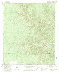 Kiowa Peak NW Texas Historical topographic map, 1:24000 scale, 7.5 X 7.5 Minute, Year 1967