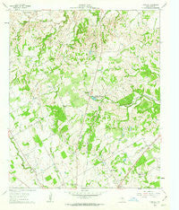 Knob Hill Texas Historical topographic map, 1:24000 scale, 7.5 X 7.5 Minute, Year 1961