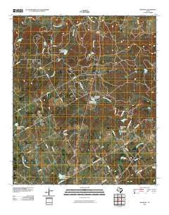 Knob Hill Texas Historical topographic map, 1:24000 scale, 7.5 X 7.5 Minute, Year 2010