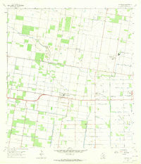 La Blanca Texas Historical topographic map, 1:24000 scale, 7.5 X 7.5 Minute, Year 1963