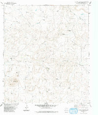 La Mota Mountain Texas Historical topographic map, 1:24000 scale, 7.5 X 7.5 Minute, Year 1983