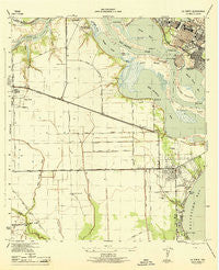 La Porte Texas Historical topographic map, 1:31680 scale, 7.5 X 7.5 Minute, Year 1944