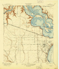 La Porte Texas Historical topographic map, 1:31680 scale, 7.5 X 7.5 Minute, Year 1920
