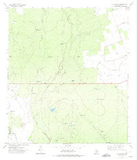 La Pryor NW Texas Historical topographic map, 1:24000 scale, 7.5 X 7.5 Minute, Year 1972