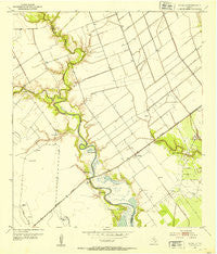 La Salle Texas Historical topographic map, 1:24000 scale, 7.5 X 7.5 Minute, Year 1952