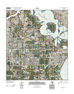 La Porte Texas Historical topographic map, 1:24000 scale, 7.5 X 7.5 Minute, Year 2013
