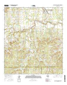 Lady Bird Johnson Park Texas Current topographic map, 1:24000 scale, 7.5 X 7.5 Minute, Year 2016