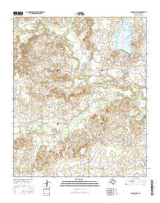 Lake Electra Texas Current topographic map, 1:24000 scale, 7.5 X 7.5 Minute, Year 2016