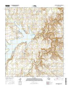 Lake Stamford East Texas Current topographic map, 1:24000 scale, 7.5 X 7.5 Minute, Year 2016