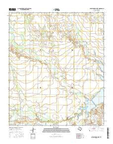 Lake Stamford West Texas Current topographic map, 1:24000 scale, 7.5 X 7.5 Minute, Year 2016