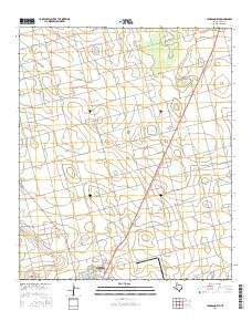 Lamesa North Texas Current topographic map, 1:24000 scale, 7.5 X 7.5 Minute, Year 2016