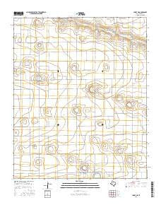 Lariat NE Texas Current topographic map, 1:24000 scale, 7.5 X 7.5 Minute, Year 2016
