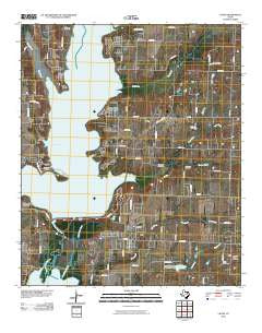 Lavon Texas Historical topographic map, 1:24000 scale, 7.5 X 7.5 Minute, Year 2010