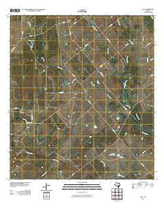 Leal Texas Historical topographic map, 1:24000 scale, 7.5 X 7.5 Minute, Year 2010