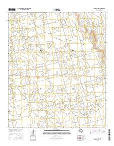 Lenorah West Texas Current topographic map, 1:24000 scale, 7.5 X 7.5 Minute, Year 2016