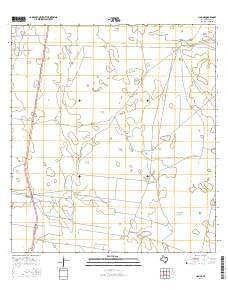 Linn NE Texas Current topographic map, 1:24000 scale, 7.5 X 7.5 Minute, Year 2016