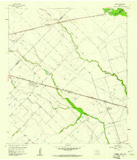 Lissie Texas Historical topographic map, 1:24000 scale, 7.5 X 7.5 Minute, Year 1960