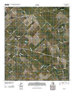 Lissie Texas Historical topographic map, 1:24000 scale, 7.5 X 7.5 Minute, Year 2010