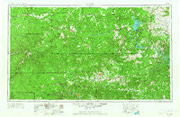 Llano Texas Historical topographic map, 1:250000 scale, 1 X 2 Degree, Year 1954