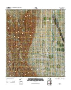 Lobo Texas Historical topographic map, 1:24000 scale, 7.5 X 7.5 Minute, Year 2012