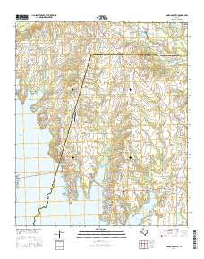 Lone Oak South Texas Current topographic map, 1:24000 scale, 7.5 X 7.5 Minute, Year 2016