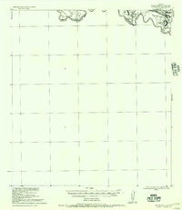 Los Ebanos Texas Historical topographic map, 1:62500 scale, 15 X 15 Minute, Year 1956
