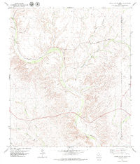 Lozier Canyon North Texas Historical topographic map, 1:24000 scale, 7.5 X 7.5 Minute, Year 1979