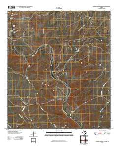 Lozier Canyon North Texas Historical topographic map, 1:24000 scale, 7.5 X 7.5 Minute, Year 2010