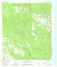 Magnolia West Texas Historical topographic map, 1:24000 scale, 7.5 X 7.5 Minute, Year 1962
