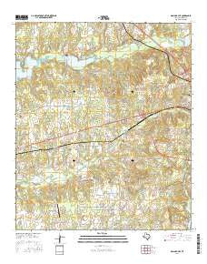 Mallard Hill Texas Current topographic map, 1:24000 scale, 7.5 X 7.5 Minute, Year 2016