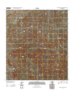 Manzanillo Canyon Texas Historical topographic map, 1:24000 scale, 7.5 X 7.5 Minute, Year 2012
