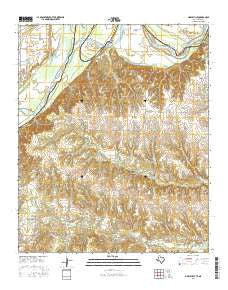 Marysville Texas Current topographic map, 1:24000 scale, 7.5 X 7.5 Minute, Year 2016