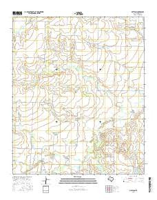 Mattson Texas Current topographic map, 1:24000 scale, 7.5 X 7.5 Minute, Year 2016