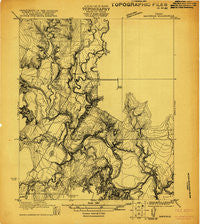 Maverick Texas Historical topographic map, 1:31680 scale, 7.5 X 7.5 Minute, Year 1921