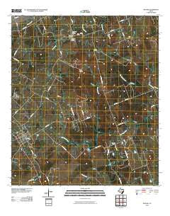 McDade Texas Historical topographic map, 1:24000 scale, 7.5 X 7.5 Minute, Year 2010