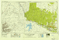 Mc Allen Texas Historical topographic map, 1:250000 scale, 1 X 2 Degree, Year 1949