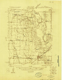 Mc Kinney 4-d Texas Historical topographic map, 1:48000 scale, 7.5 X 7.5 Minute, Year 1924