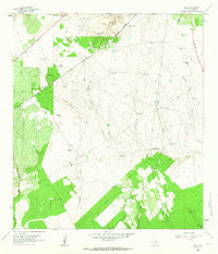 Melo Texas Historical topographic map, 1:24000 scale, 7.5 X 7.5 Minute, Year 1962