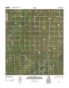 Melo Texas Historical topographic map, 1:24000 scale, 7.5 X 7.5 Minute, Year 2013