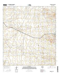 Mirando City Texas Current topographic map, 1:24000 scale, 7.5 X 7.5 Minute, Year 2016